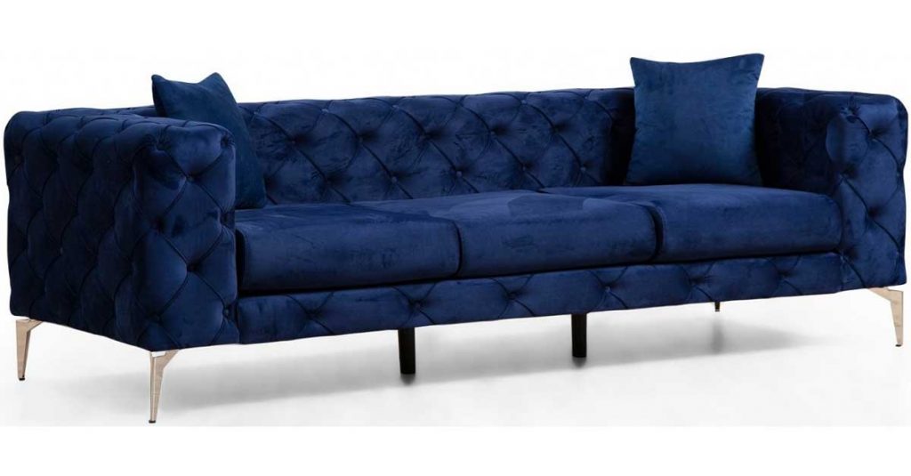 Canapea albastră Como