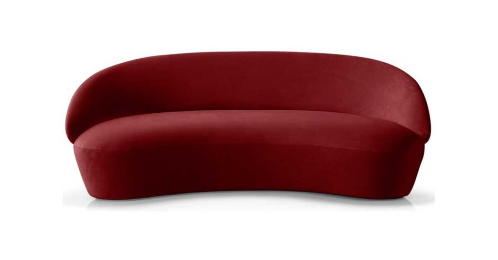 Canapea roșie EMKO Naïve