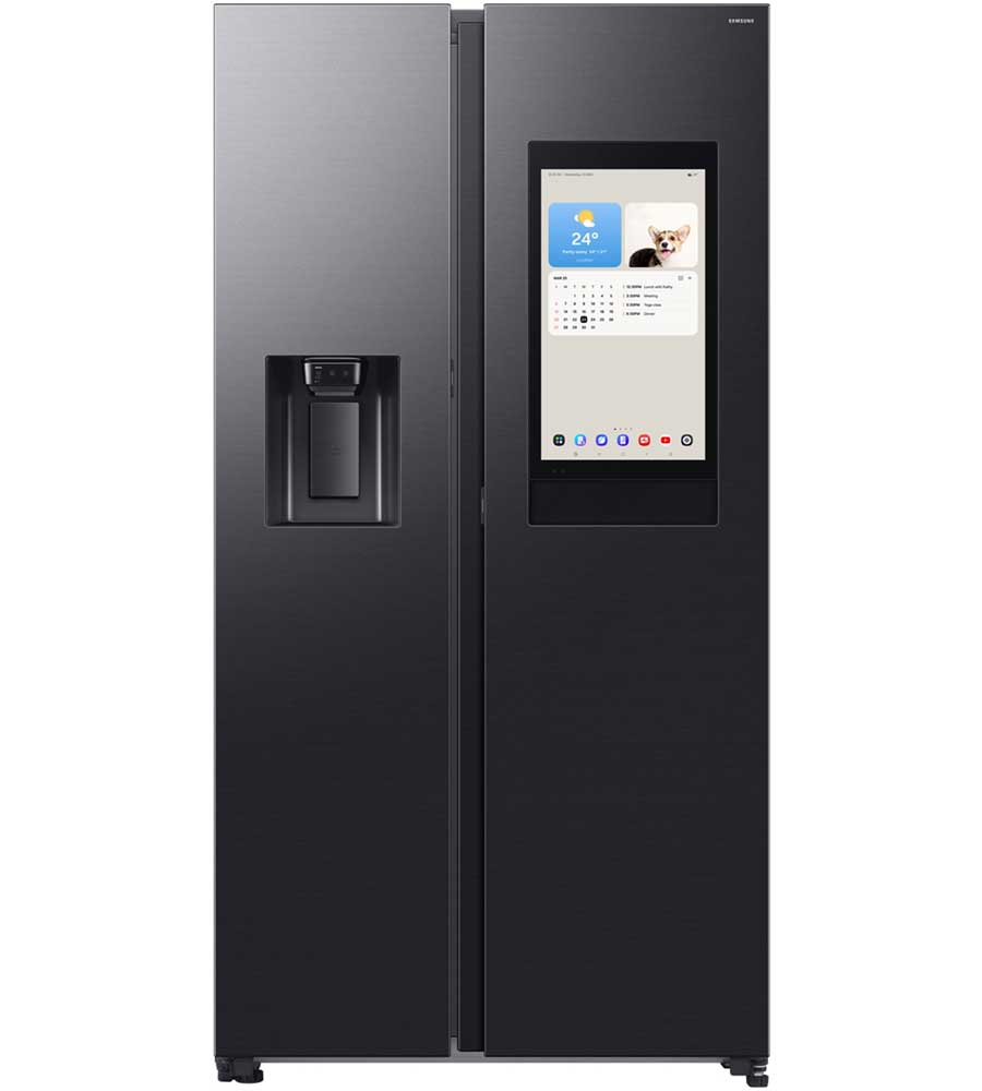 Frigider Samsung Bespoke AI Side By Side F-Hub RS90F66BEFEO